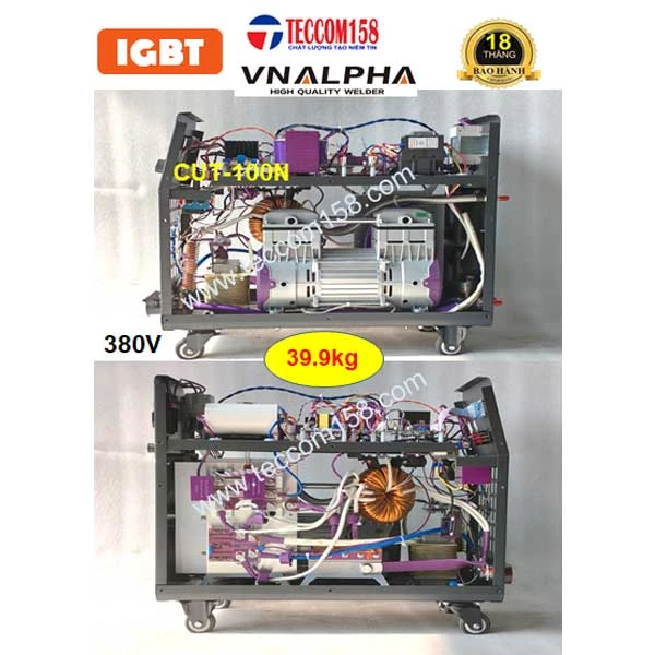 VNALPHA CUT-100N  cấu hình 6BO 4IGBT đầu tiên tại VN, input 380v MMA 250A + CUT PLASMA