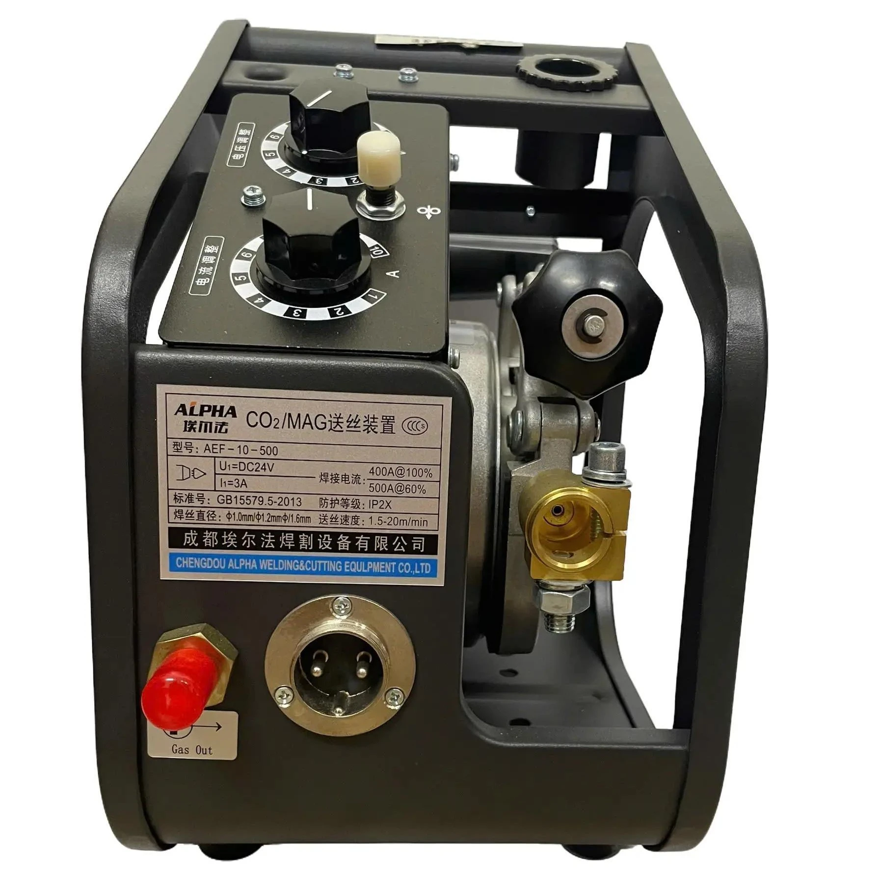 Đầu rùa MIG-500A hai bánh tỳ cao cấp ALPHA